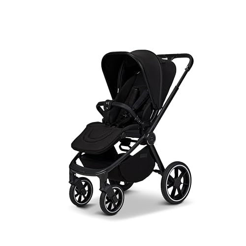 MOON RESEA+ onyx, Kombi-Kinderwagen Edition+, mit Wanne und Sportwagen Sitz, bis 22kg, Kollektion 2025