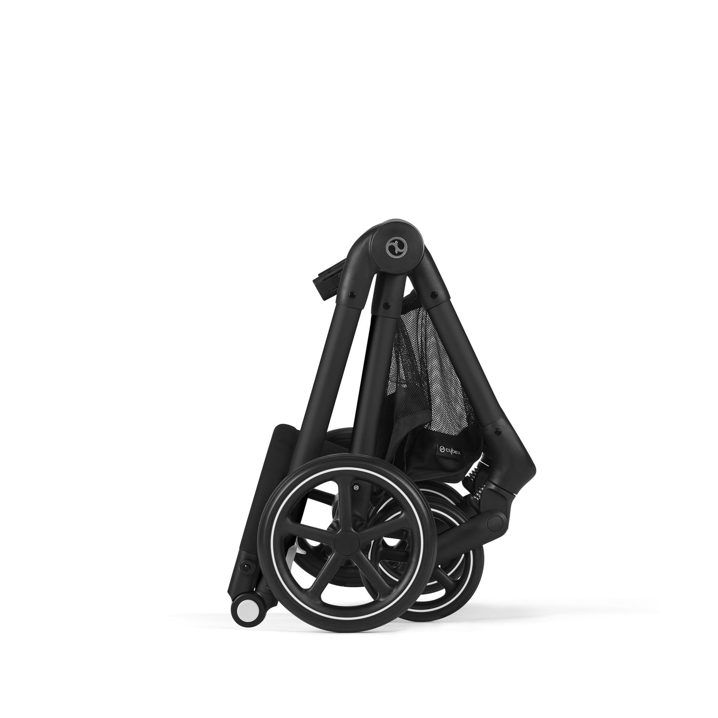 CYBEX Gold EOS 2-in-1 Kinderwagen mit Aton B2 i-Size Babyschale &amp; Adapter – Reisesystem ab Geburt bis 22 kg, Moon Black
