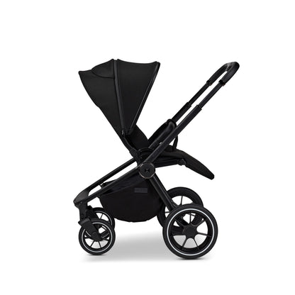 MOON RESEA+ onyx, Kombi-Kinderwagen Edition+, mit Wanne und Sportwagen Sitz, bis 22kg, Kollektion 2025