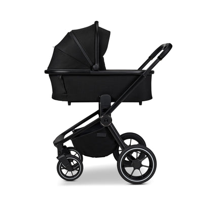 MOON RESEA+ onyx, Kombi-Kinderwagen Edition+, mit Wanne und Sportwagen Sitz, bis 22kg, Kollektion 2025